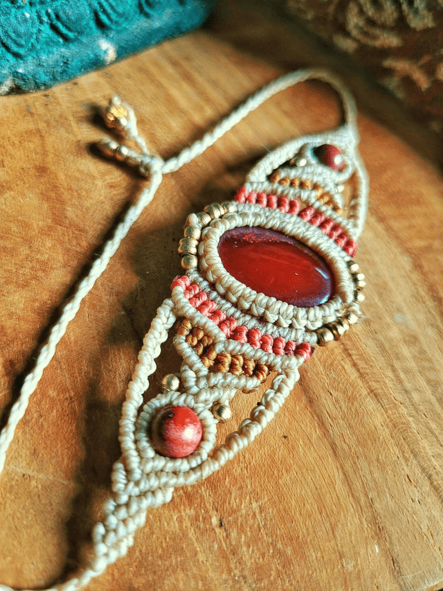 Bracelet calcédoine 