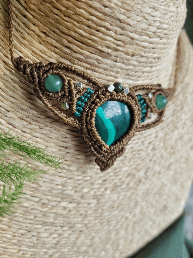 Malachite, aventurine